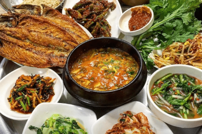 포항 여행시 호텔조식이 필요없는 8,000원 정식 대화식당